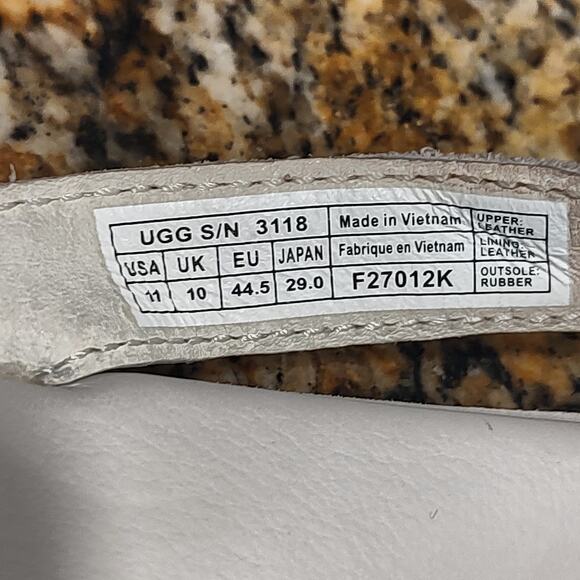 UGG Australia White Mens Flip Flops Size 11 ID F27012K main image 7